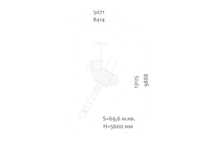 Игровой комплекс Эко 0712071 для детской площадки, фото 3