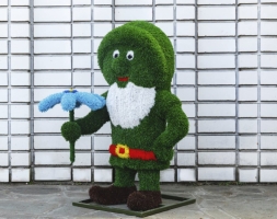 Топиари Гном цветочник (На островке) - газон Eco, фото 5