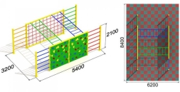 Уличный спортивный комплекс Актив спорт 11 для детской площадки, фото 3