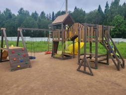 Детская площадка IgraGrad Панда Фани Мостик 2 с трубой, фото 9