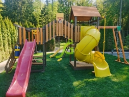 Детская площадка IgraGrad Панда Фани Мостик 2 с трубой, фото 8