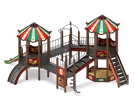 Детская игровая площадка Карнавал Шапито ДИК 2.22.06-01 H=1200, фото 1