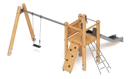 Игровой комплекс (лиственница) ДИК 2.24.03-Л.И1, фото 5