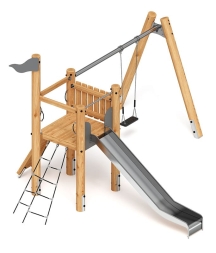 Игровой комплекс (лиственница) ДИК 2.24.03-Л.И1, фото 4