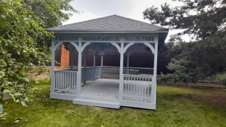Прямоугольная беседка Августина, фото 3