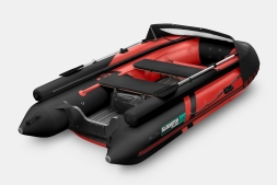 GLADIATOR E 450 X Expedition Красно-черный моторная лодка ПВХ, фото 2