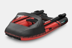 GLADIATOR E 450 X Expedition Красно-черный моторная лодка ПВХ, фото 1