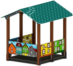 Домик большой 1 (Город) МФ 10.01.07-01, фото 2