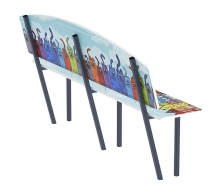 Скамейка детская Коты - МФ 41.01.01-02.И1 Скамейка детская Коты - МФ 41.01.01-02.И1