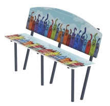 Скамейка детская Коты - МФ 41.01.01-02.И1 Скамейка детская Коты - МФ 41.01.01-02.И1