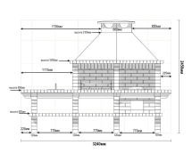Печь Аристократ 730 Прямоугольный кирпич коричневый Печь Аристократ 730 Прямоугольный кирпич коричневый