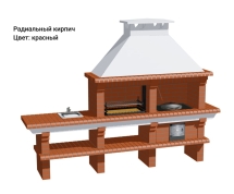 Печь Аристократ 730 Прямоугольный кирпич коричневый Печь Аристократ 730 Прямоугольный кирпич коричневый