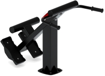 Гиперэкстензия (красный) - Уличный тренажер - СТ 003-11 Гиперэкстензия (красный) - Уличный тренажер - СТ 003-11