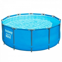 15427 Бассейн каркасный круглый MAX 366х133 см, фильтр-насос, лестница 15427 Бассейн каркасный круглый MAX 366х133 см, фильтр-насос, лестница
