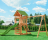 Детский игровой комплекс UNIX Kids (6 in 1) Light Green
