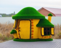 Топиари &quot;Домик - гриб&quot;