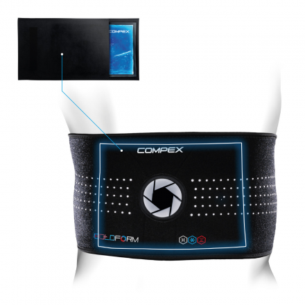 Бандаж спины Compex COLDFORM BACK с гелевым вкладышем,размер L/XL, арт. 3-0028-LXL-FG, фото 1