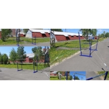 Брусья разновысокие женские ZSO, жерди стеклопластик, покрытие шпон Брусья разновысокие женские ZSO, жерди стеклопластик, покрытие шпон