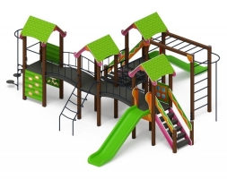 Детская игровая площадка Лукоморье ДИК 2.25.08-01 H=1200, фото 2