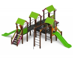 Детская игровая площадка Лукоморье ДИК 2.25.08-01 H=1200, фото 1