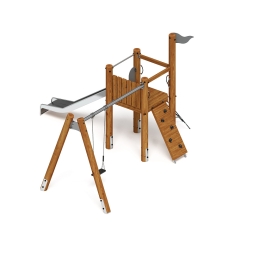 Игровой комплекс (лиственница темный) ДИК 2.24.03-Л.И1.01, фото 4