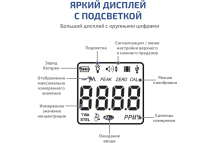 Газоанализатор|газосигнализатор кислорода индивидуальный МЕГЕОН 08101 к0000398795