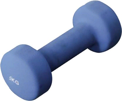Гантель в неопреновой оболочке 5 кг FITEX PRO, фото 1