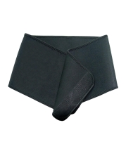 Пояс для похудения SU-202, неопреновый, 125x25 см, черный