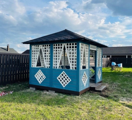 Прямоугольная беседка Ромб, фото 2