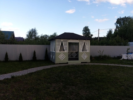 Прямоугольная беседка Ромб, фото 6
