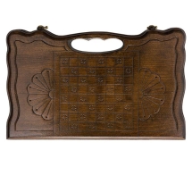 Нарды резные "Арарат" с ручкой 30, Haleyan