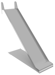 Горка из нержавеющей стали ГГН-1000.2750.009 для детской площадки Горка из нержавеющей стали ГГН-1000.2750.009 для детской площадки