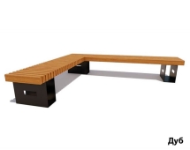 Парковая скамейка Сосновый бор (2,5*2,12 м) Ангарская сосна Парковая скамейка Сосновый бор (2,5*2,12 м) Ангарская сосна