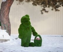 Топиари &quot;Гном с корзинкой&quot;