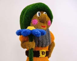 Топиари Гном цветочник Рекки - газон Eco, фото 2