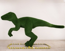 Топиари динозавр Велоцераптор - газон Есо Топиари динозавр Велоцераптор - газон Есо