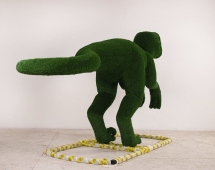 Топиари динозавр Велоцераптор - газон Есо Топиари динозавр Велоцераптор - газон Есо