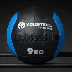 Медицинский мяч YOUSTEEL вес 9 кг, диаметр 35,5 см, фото 1