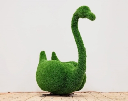 Топиари лебедь Вэнди, с кашпо - газон Eco, фото 2