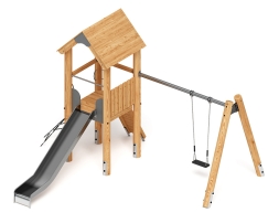 Игровой комплекс (лиственница) ДИК 2.24.03-01.Л.И1, фото 1