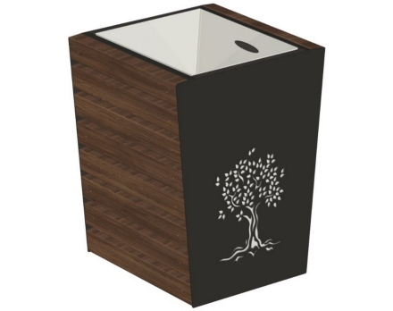 Урна со вставкой Ветви, фото 1