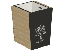 Урна со вставкой Ветви