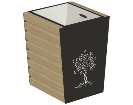 Урна со вставкой Ветви, фото 2