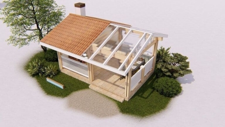 Прямоугольная беседка Крымская, фото 8