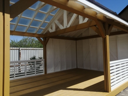 Прямоугольная беседка Крымская, фото 4