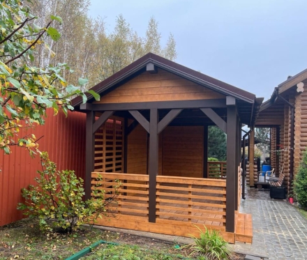 Прямоугольная беседка Крымская, фото 5