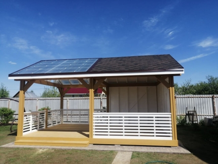 Прямоугольная беседка Крымская, фото 2