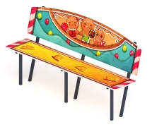 Скамейка детская Пряничный домик - МФ 41.01.01-04.И1