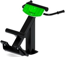 Гиперэкстензия (зеленый) - Уличный тренажер - СТ 003-12 Гиперэкстензия (зеленый) - Уличный тренажер - СТ 003-12