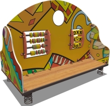 Паровозик из Ромашково вагон №3, паттерн "Этник" МД030.01.03